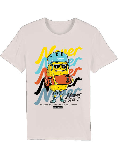 Camiseta Never Monster Skateboarding Creator