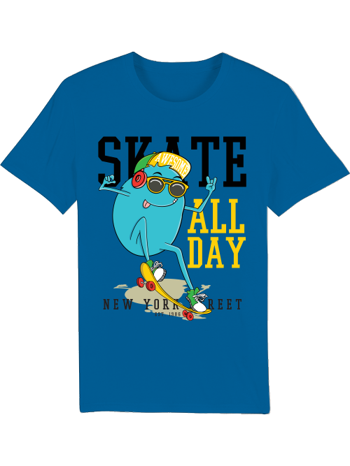 Skate All Day Monster New York Creator Camiseta