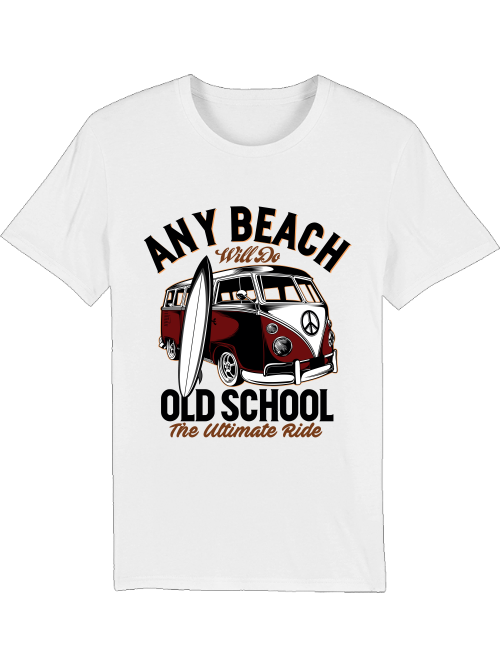 Camiseta Any Beach will do OLD SCHOOL Creator