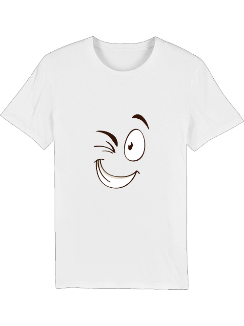 Wink Eye Line Smileys Creador Camiseta