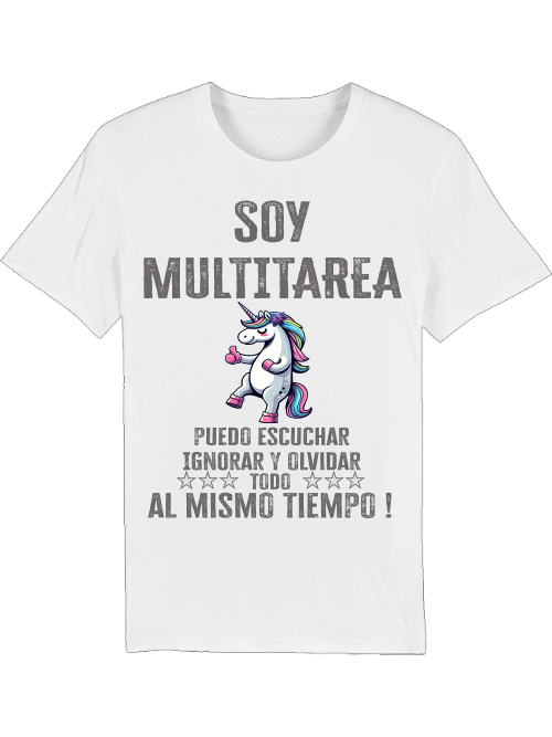 Camiseta Creadora Soy Multitarea Unicornio Pulgares Arriba