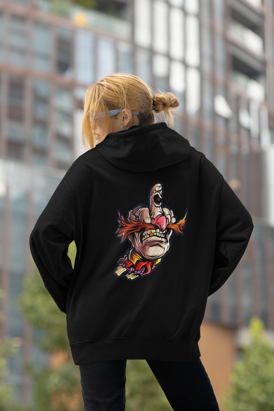 FY HAND SURREAL REBEL Streetwear - Slammer Bio Oversized Unisex Hoodie Erwachsenen SH