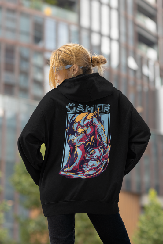 GAMER Warrior Streetwear - Slammer Bio Oversized Unisex Hoodie Erwachsenen SH