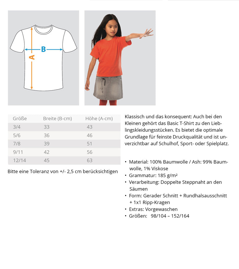 Löwe Dominican Republic Front - Unisex Kinder Bio BC T-Shirt SH