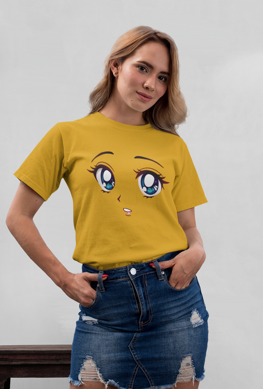 Lieblich Strichsmiley Front - Unisex Erwachsenen Bio Baumwolle Kurzarm Shirt Creator T-Shirt 2.0 ST/St SK