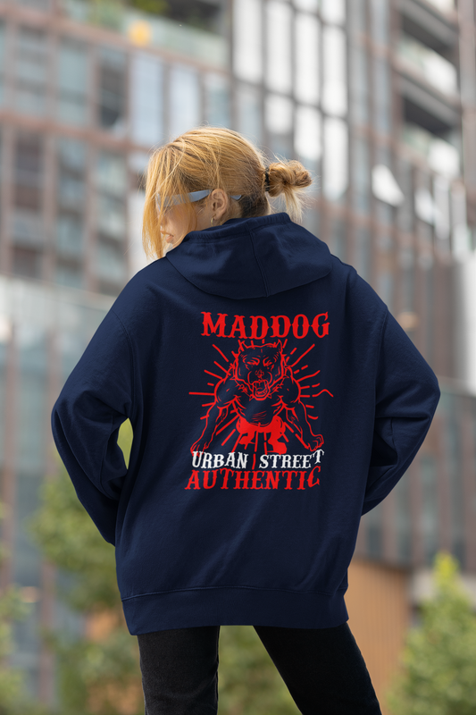 MADDOG Urban Streetwear Backside - Slammer Bio Oversized Unisex Hoodie Erwachsenen SH