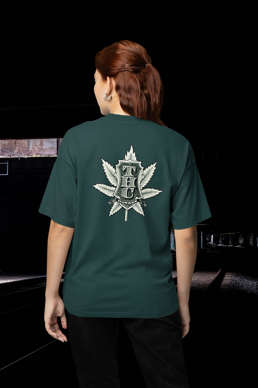 THC Streetwear Backprint - Freestyler Organic Oversized Unisex T-Shirt Adult SH