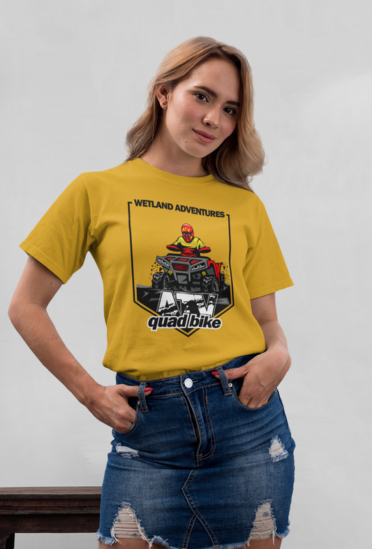 Wetland Adventure ATV Quadbike Front - Unisex Erwachsenen Bio Baumwolle Kurzarm Shirt Creator T-Shirt 2.0 ST/St SK