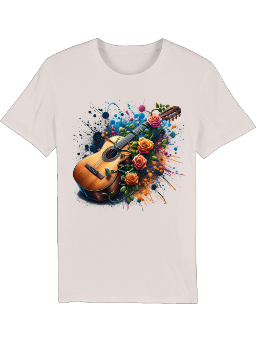 Guitar Sea of Flowers Creator T-Shirt