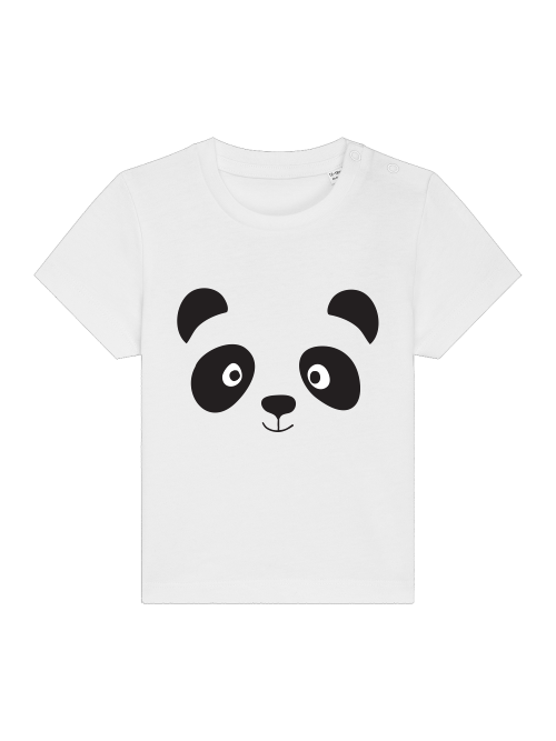 Cara de panda de dibujos animados - Camiseta Baby Creator