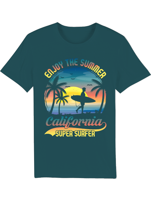 Disfruta del verano California super Surfer Creator Camiseta