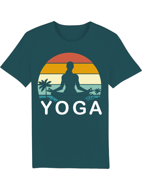 Camiseta de creador vintage de yoga