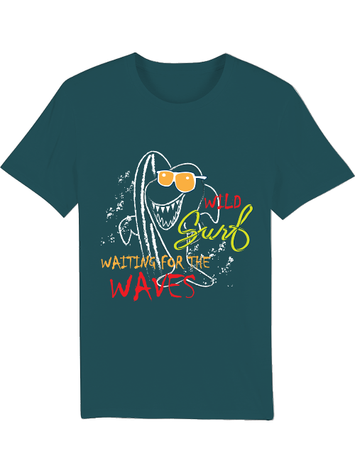 Wild Surf esperando la camiseta Waves Shark Creator