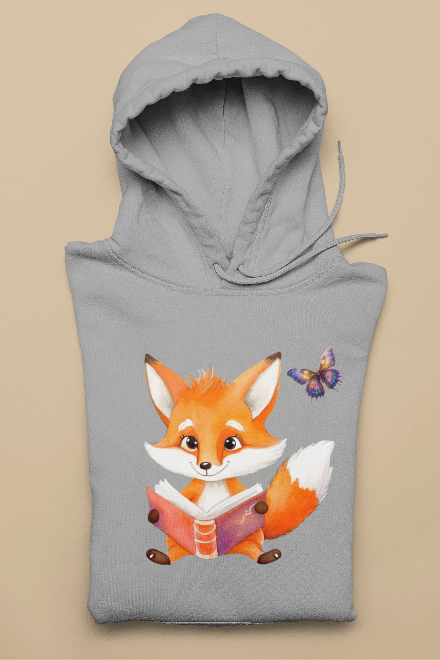 Baby Cruiser Hoodie Fox with Butterfly
