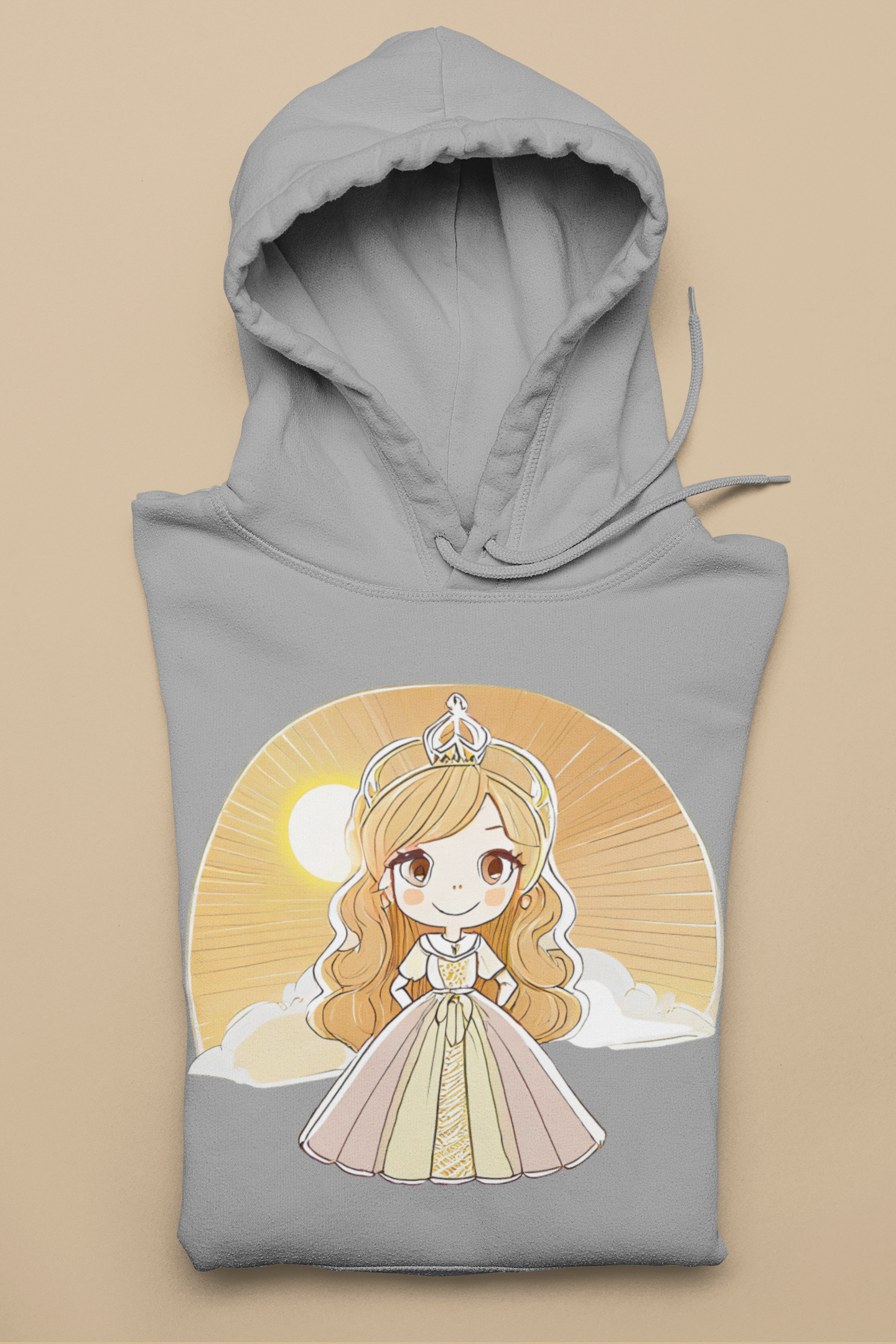 Sudadera con capucha Baby Cruiser Princesa en Amanecer Amarillo