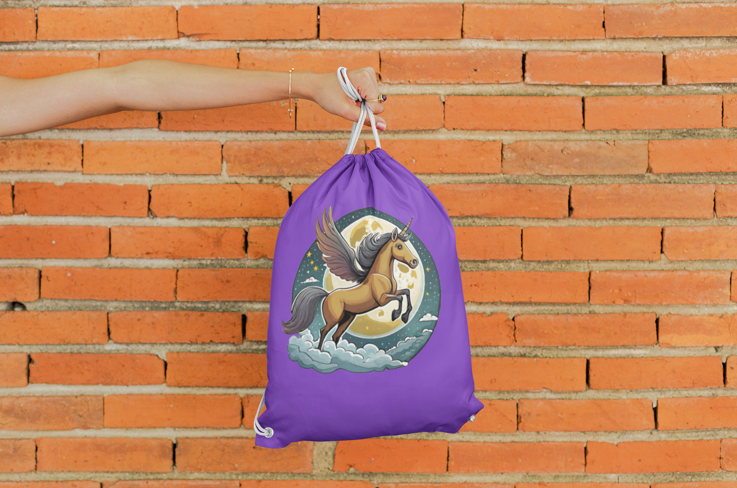 Basic Gymsack Einhorn