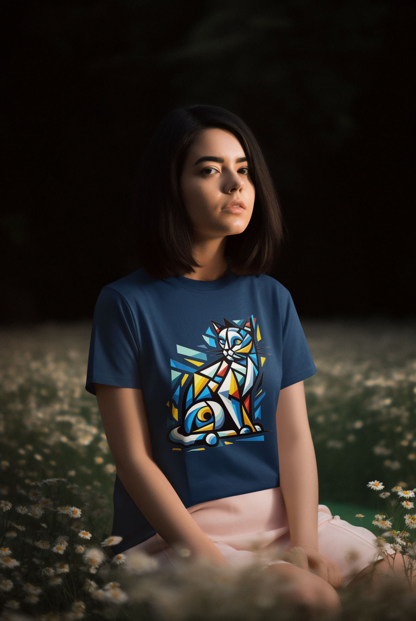 Katze Mosaik Creator T-Shirt SK