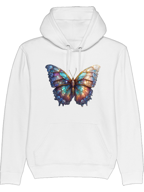 Cruiser Hoodie Partnershirt Galaxie Schmetterling
