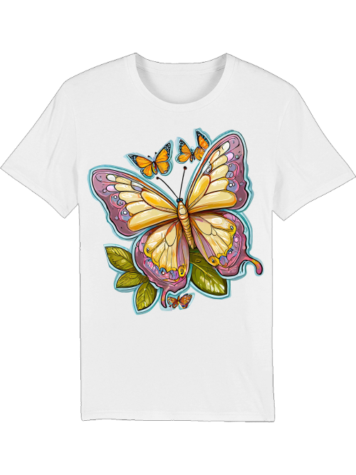 Camiseta Creador Camiseta Socio Mariposa pintada con aura