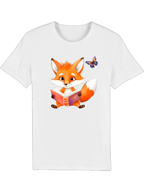Creator T-Shirt Partner Shirt Fox with Butterfly