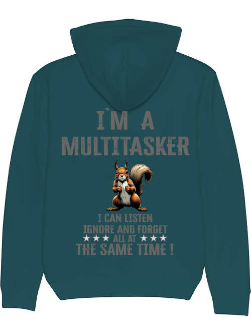 Cruiser Hoodie I`ma Multitasker Squirrel