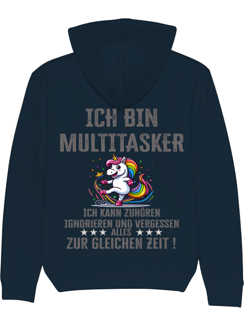 Cruiser Hoodie I am Multitasker Unicorn Rattle Dance Colorful