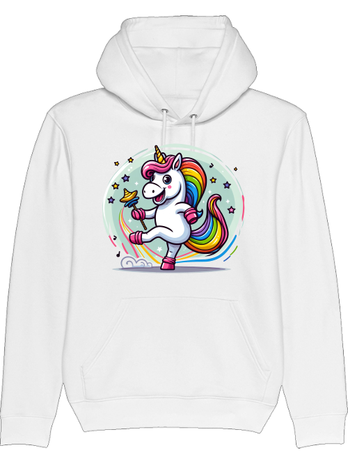 Sudadera con capucha Cruiser unicornio bailando con burbuja