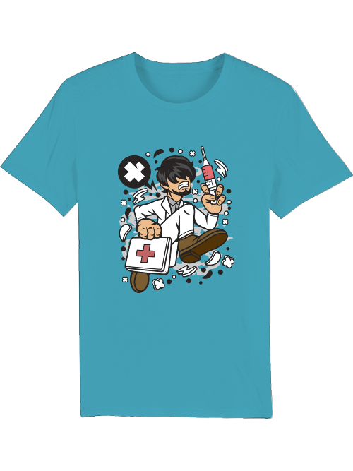 Camiseta de dibujos animados Doctor Running Creator