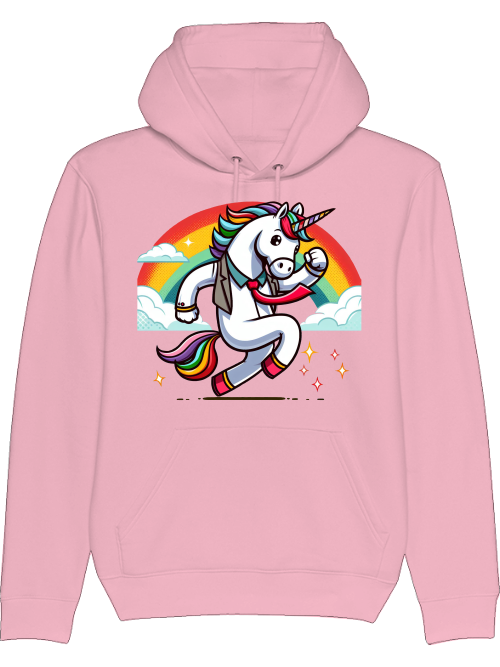 Cruiser hoodie unicorn with rainbow