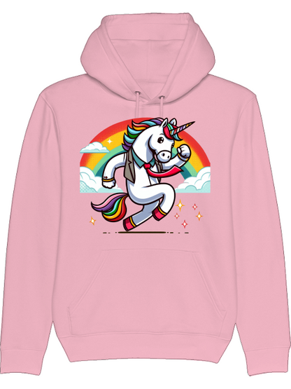 Sudadera con capucha Cruiser unicornio con arcoíris