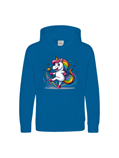 Kids Premium Hoodie Sweet Unicorn is dancing