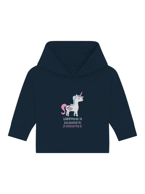 Einhorn Happiness is believing in Unicorn - Baby Cruiser Hoodie SK