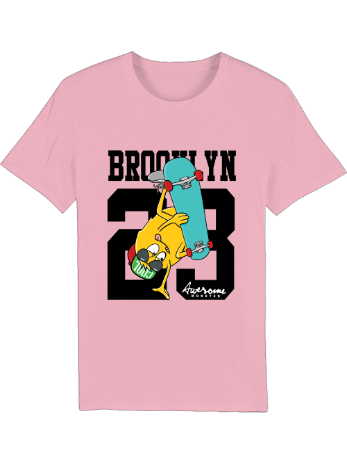 Brooklyn 23 Awesome Monster Skater Creator T-Shirt SK