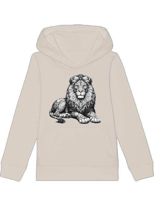 Mini Cruiser Mandala Lion in gray