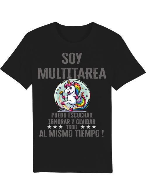 Creator T-Shirt Soy Multitarea Unicorn Rattle Dance