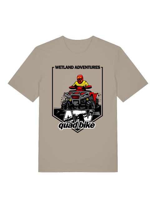 Wetland Adventure ATV Quad Bike Front - Unisex Adult Organic Cotton Short Sleeve Shirt Creator T-Shirt 2.0 ST/St SK