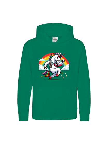 Einhorn mit Regenbogen - Kids Premium Hoodie SK
