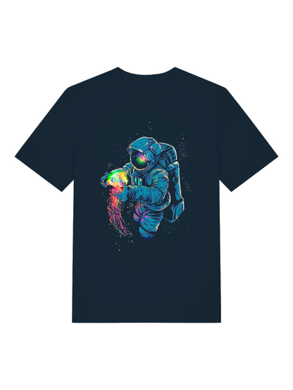 Astronauta Universo en Mano - Camiseta unisex de manga corta de algodón orgánico para adultos Creator T-Shirt 2.0 ST/ST SH
