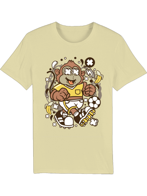 Cartoon Soccer Monkey Creator T-Shirt SK