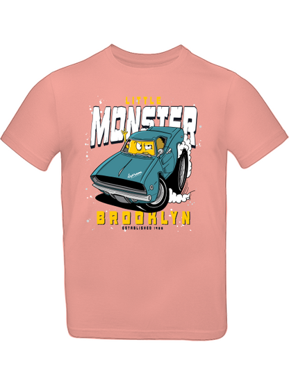 Camiseta infantil de Monstercar con diseño de pequeño monstruo de dibujos animados SK