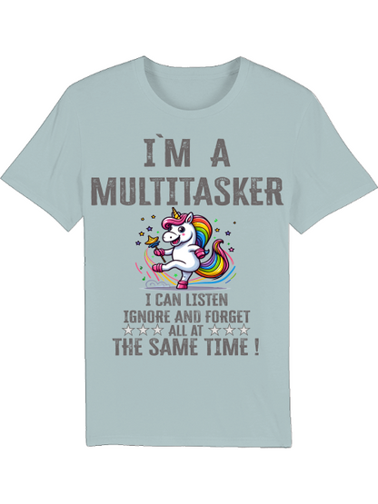 Camiseta Creator I`ma Multitasker Unicorn Rattle Dance Bund