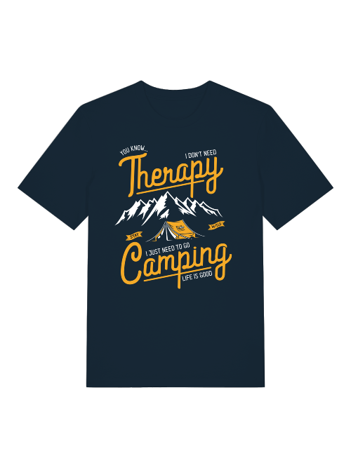 Terapia de acampada - Camiseta unisex de manga corta de algodón orgánico para adultos Creator T-Shirt 2.0 ST/ST SH