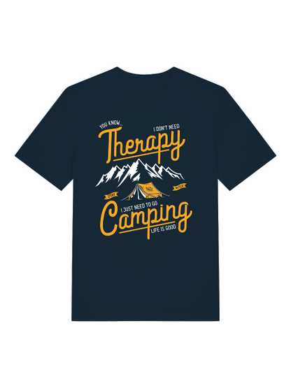 Terapia de acampada - Camiseta unisex de manga corta de algodón orgánico para adultos Creator T-Shirt 2.0 ST/ST SH