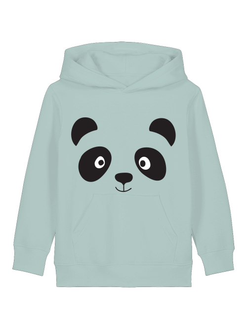 Cartoon Panda Gesicht - Mini Cruiser Hoodie 2.0 Kinder Kapuzenpullover SK