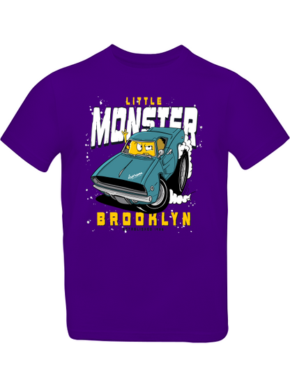 Camiseta infantil de Monstercar con diseño de pequeño monstruo de dibujos animados SK
