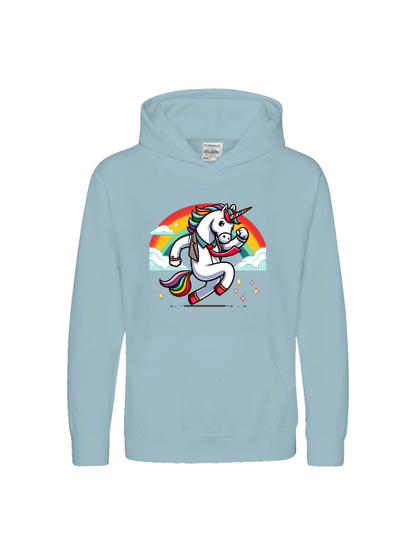 Einhorn mit Regenbogen - Kids Premium Hoodie SK
