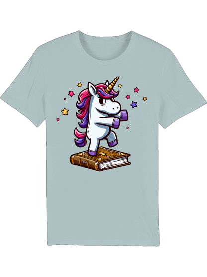 Camiseta Creadora Unicornio baila en libro