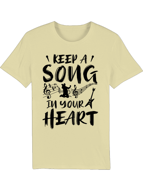 Keep a Song in your Heart black - Creator T-Shirt SK