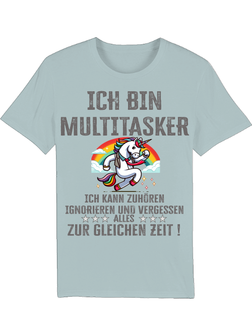 Creator T-Shirt I am a multitasker unicorn with tie