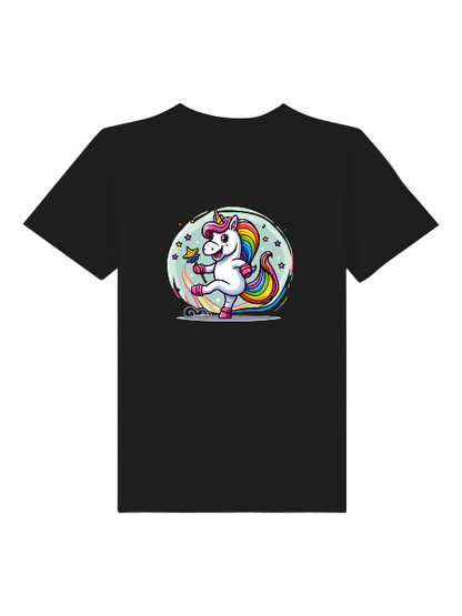 Einhorn tanzt mit Blase - Mini Creator 2.0 Kids T-Shirt SK